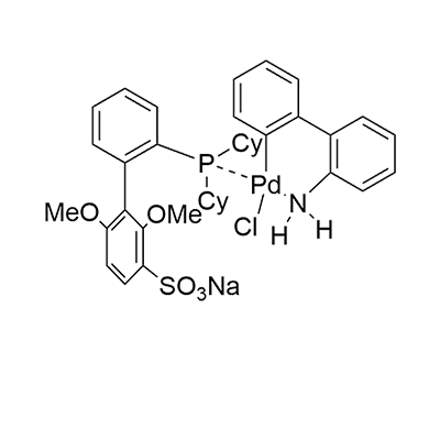 氯(2-二环己基膦基-2′,6′-二甲氧基-3′-磺酸钠-1,1′-联苯基)(2′-氨基-1,1′-联苯-2-基)钯(II)
