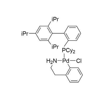 (2-二环己基膦-2′,4′,6′-三异丙基-1,1′-联苯)[2-(2-氨基乙基苯基)]氯化钯(II)