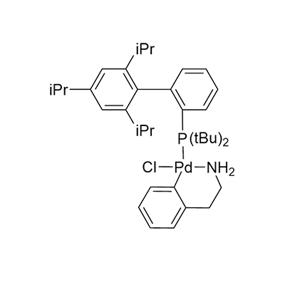 (2-二叔丁基膦-2′,4′,6′-三异丙基-1,1′-联苯基)[2-(2-氨基乙基苯基)]氯化钯(II)