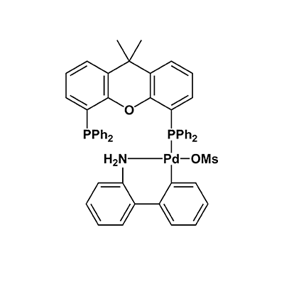 甲烷磺酸(9,9-二甲基-4,5-双二苯基膦氧杂蒽)(2′-氨基-1,1′-联苯-2-基)钯(II)