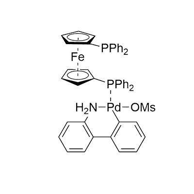 甲磺酸[1,1’-双(二苯基膦)二茂铁](2′-氨基-1,1′-联苯-3-基)钯(II)