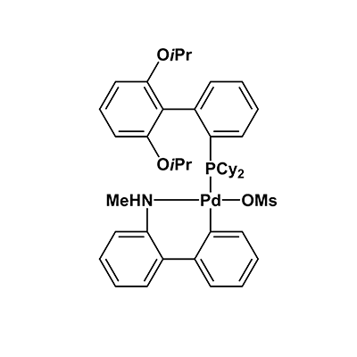 甲磺酸(2-二环己基膦-2′,6′-二异丙氧基-1,1′-联苯基)(2′-甲氨-1,1′-联苯-2-基)钯(II)