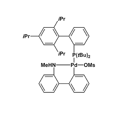 甲烷磺酸(2-二叔丁基膦-2′,4′,6′-三异丙基-1,1′-联苯基)(2′-甲氨基-1,1′-联苯-2-基)钯(II)