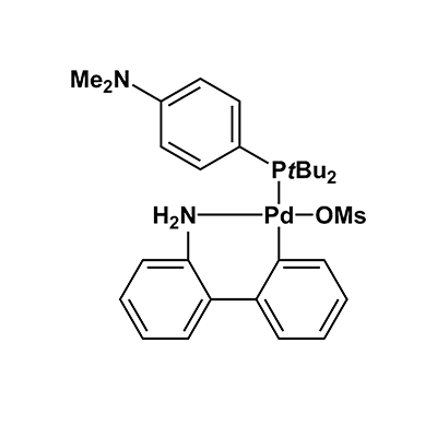 甲烷磺酸{[(4-(N,N-二甲氨基)苯基]二叔丁基膦}(2-氨基-1,1′-联苯-2-基)钯(II)