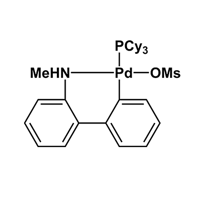 甲烷磺酸(三环己基膦)(2′-甲胺基-1,1′-联苯-2-基)钯(II)
