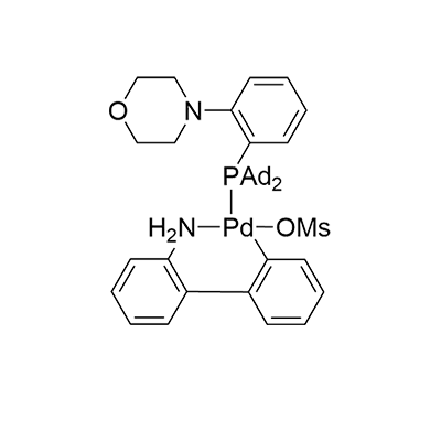 甲烷磺酸{2-双[3,5-二(三氟甲基)苯基膦基]-3,6-二甲氧基-2′,6′-双(二甲氨基)-联苯基}(2′-甲氨基-1,1′-联苯-2-基)钯(II)