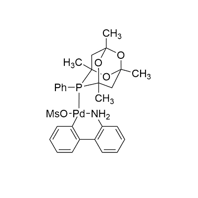 甲磺酸(1,3,5,7-四甲基-8-苯基-2,4,6-三氧杂-8-磷酸金刚烷)(2′-氨基-1,1′-联苯-2-基)钯(II)