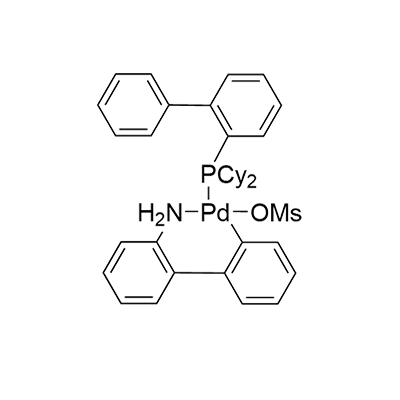 甲磺酸[2-(二环己基膦基)联苯](2′-氨基-1,1′-联苯-2-基)钯(II)