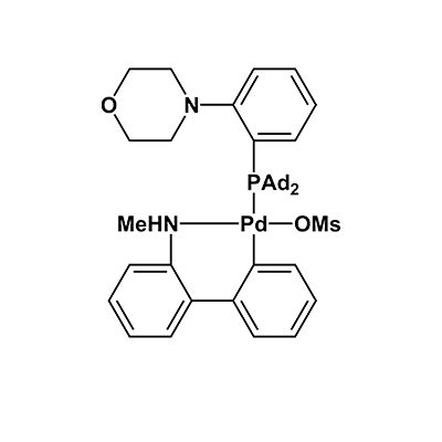 甲烷磺酸[2-(二金刚烷膦)吗啉代苯][2-(2′-甲氨基-1,1′-联苯)]钯(II)