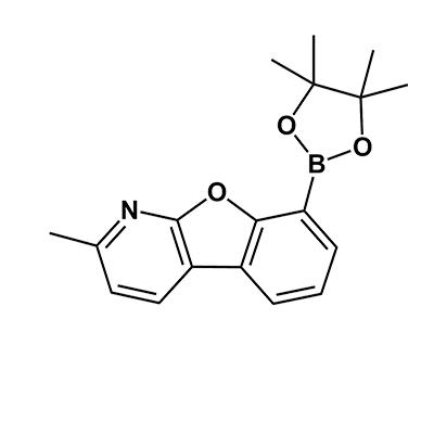 2-甲基-8-(4,4,5,5- 四甲基-1,3,2-二氧 杂硼杂环戊烷-2-基) 苯并呋喃[2,3-b]吡 啶