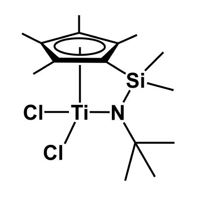 二氯[η(5):η(1)-N-二甲基(四甲基环戊二烯基)硅基(叔丁基)酰胺]钛