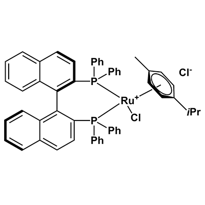 氯代[(R)-(+)-2,2-二(二苯基膦)-1,1-联萘](P-伞花素)氯化钌(II)