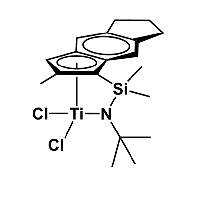 二氯[N-（1,1-二甲基乙基）-1,1-二甲基-1-[（1,2,3a，8a-η）-1,5,6,7-四氢-2-甲基-s-茚并-1-基]硅烷酰胺（2-）-κN]钛