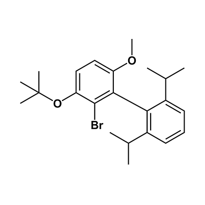 2-溴-3-叔丁氧基-6-甲氧基-2′,6′-二异丙基-1,1′-联苯