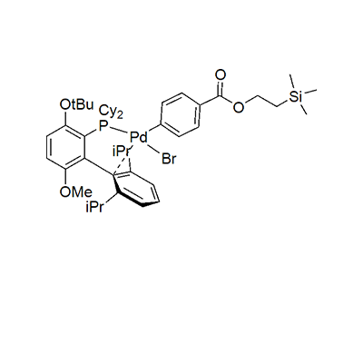[2-(二环己基膦)-3-叔丁氧基-6-甲氧基-2′,6′-二异丙基-1,1′-联苯](4-((2-(三甲基硅基)乙氧基)羰基)苯基-1-基)溴化钯