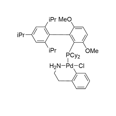 氯(2-二环己基膦基-3,6-二甲氧基-2′,4′,6′-三异丙基-1,1′-联苯)[2-(2-氨基乙基苯基)]钯(II)