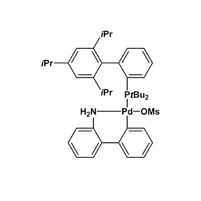 甲烷磺酸(2-二叔丁基膦基-2′,4′,6′-三异丙基-1,1′-联苯基)(2′-氨基-1,1′-联苯-2-基)钯(II)