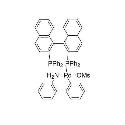 甲磺酸[2,2′-双(二苯基膦)-1,1′-联萘](2′-氨基-1,1′-联苯-2-基)钯(II)