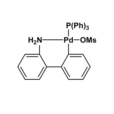 甲烷磺酸(三苯基膦基)(2′-氨基-1,1′-联苯-2-基)钯(II)