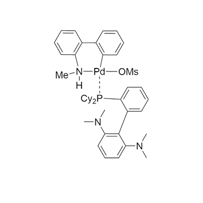 甲磺酸[2-二环己基膦-2′,6′-双(二甲氨基)-1,1′-联苯](2′-甲氨基-1,1′-联苯-2-基)钯(II)