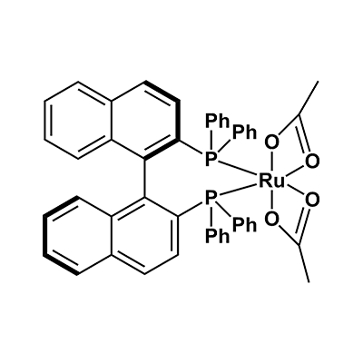 二乙酸根[(R)-(+)-2,2′-二(二苯基膦基)-1,1′-联萘基]钌(II)