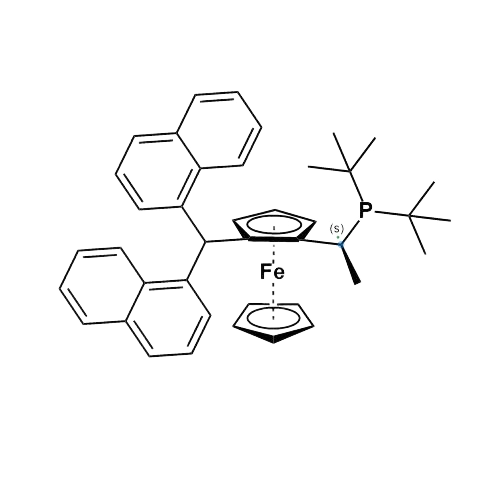 (S)-1-{(RP)-2-[二(1-萘基)膦]二茂铁基}乙基-二叔丁基膦